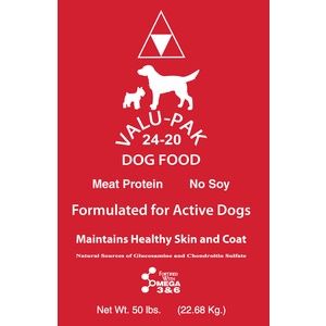 Valu-Pak 24/20 Dog Food - Red Bag