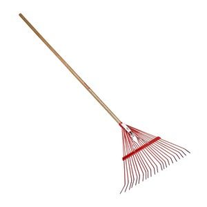 Rake with Wooden Handle