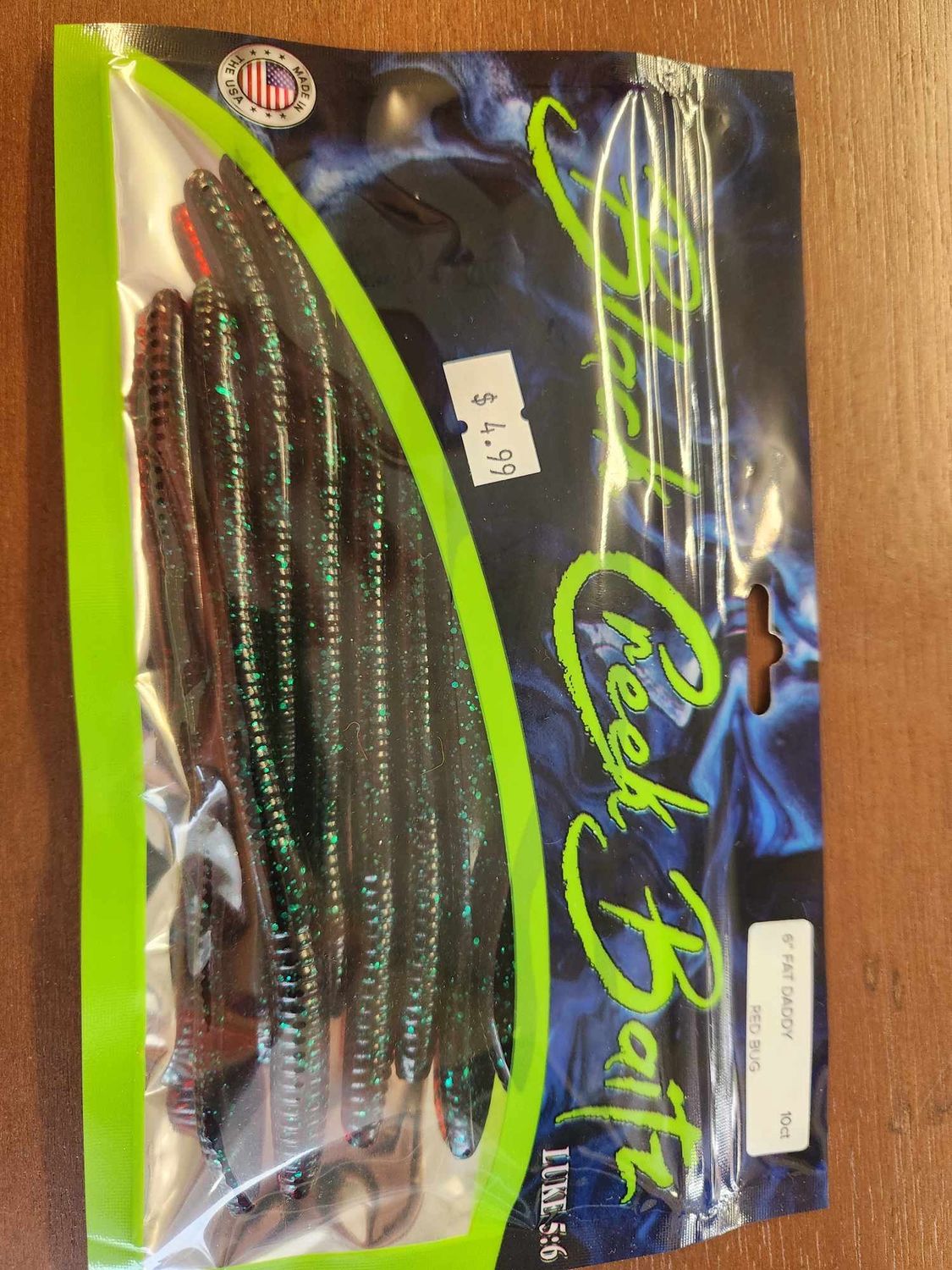 Fishing Lure 6 Inch Fat Daddy, Colour: Red Bug