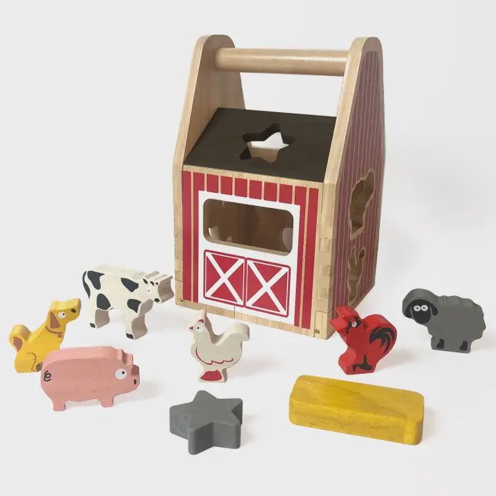 Toy Barnyard Shape Sorter