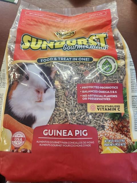 Guinea Pig Feed Sunburst Gourmet Blend