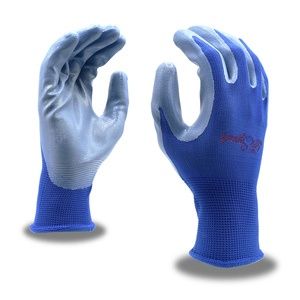 Sprouts Weeder Garden Glove Nitrile-Coated, Colour: Blue