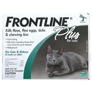 Flea and Tick Frontline Plus for Cats