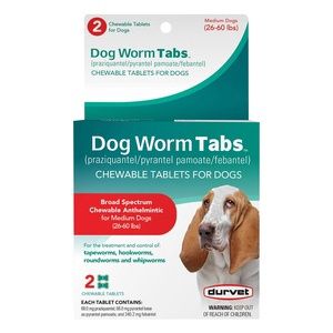 Dog Worm Tabs