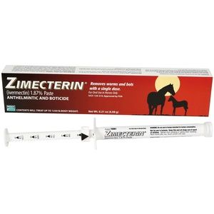 Zimecterin Horse Dewormer Ivermectin Paste