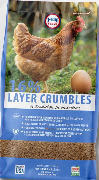 Chicken Feed 15% Layer Crumbles FRM, Size: 50 lb