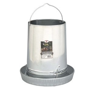 Hanging Feeder with Tube &amp; Pan, Size: 30 lb