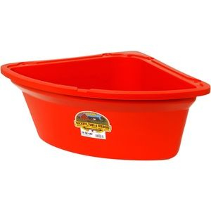 Feeder Bucket Corner Fence 26-Quart, Colour: Red