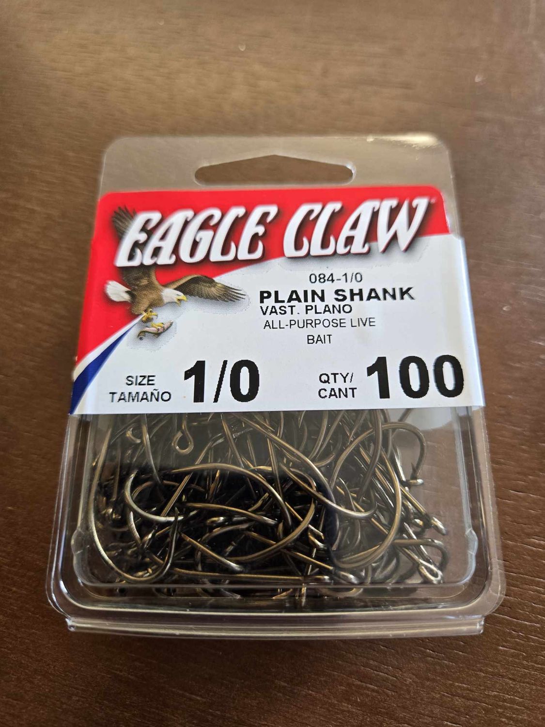 Hooks Plain Shank, Size: #1