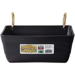 Fence Feeder with Hardware, Colour: Black