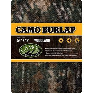Camo Burlap Woodland