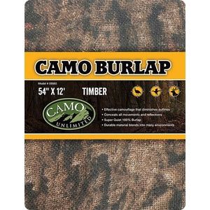 Camo Burlap Timber