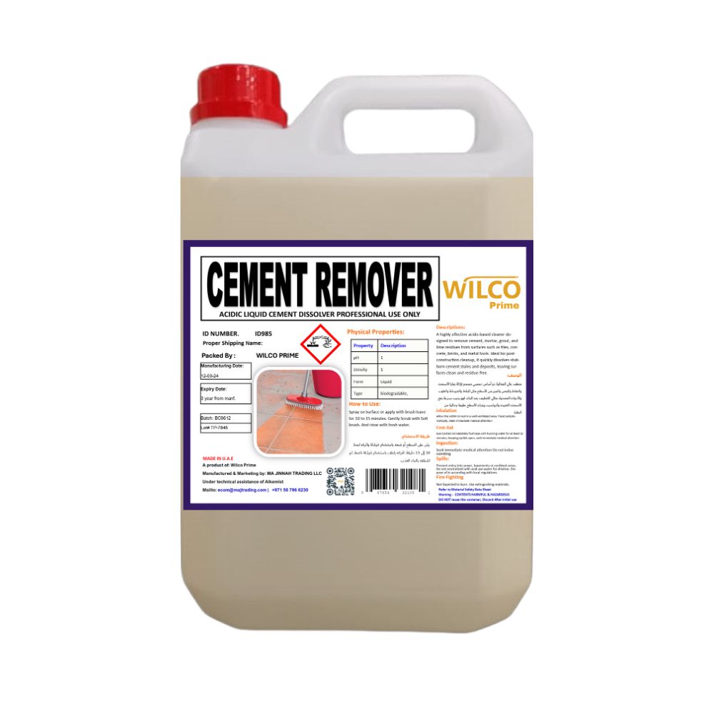 Cement Remover (Acidic-Based)