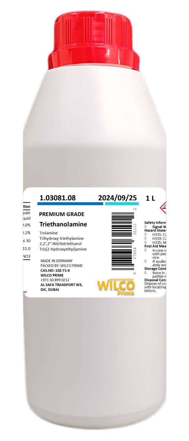 Triethanolamine (TEA) - 99% Pure - High-Grade, Versatile pH Adjuster, Emulsifier & Surfactant