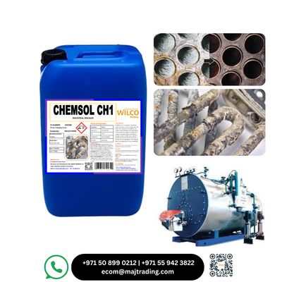 CHEMSOL CH1 Descaling Liquid by Wilco Prime – Effective for Boilers, Condensers, and Geysers in UAE