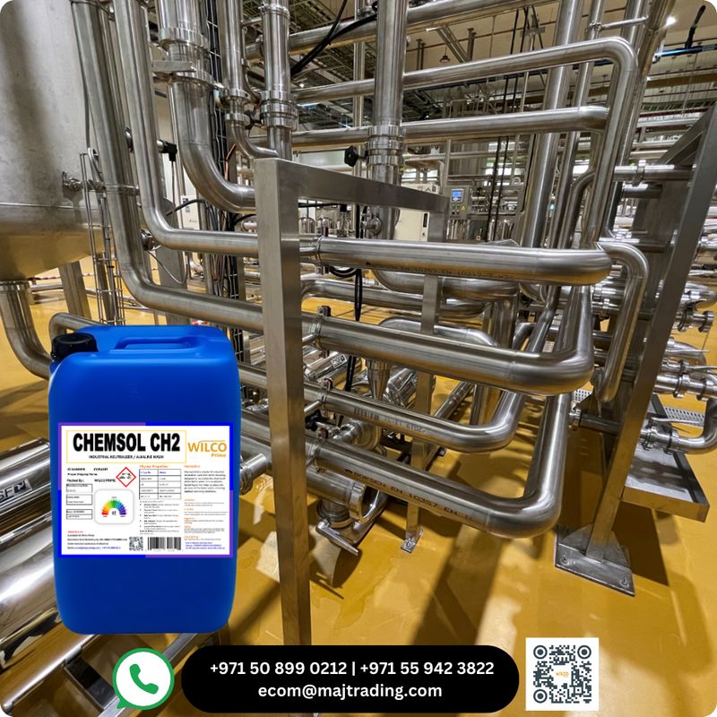 CHEMSOL CH2 Alkaline Wash & Neutralizer - Effective Cleaning for Food-Grade Piping, Tanks, and CIP Systems | Wilco Prime UAE