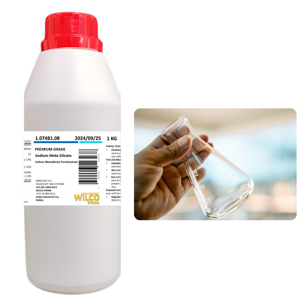 Wilco Prime Caustic Potash (Potassium Hydroxide) - Industrial Grade, 1Kg