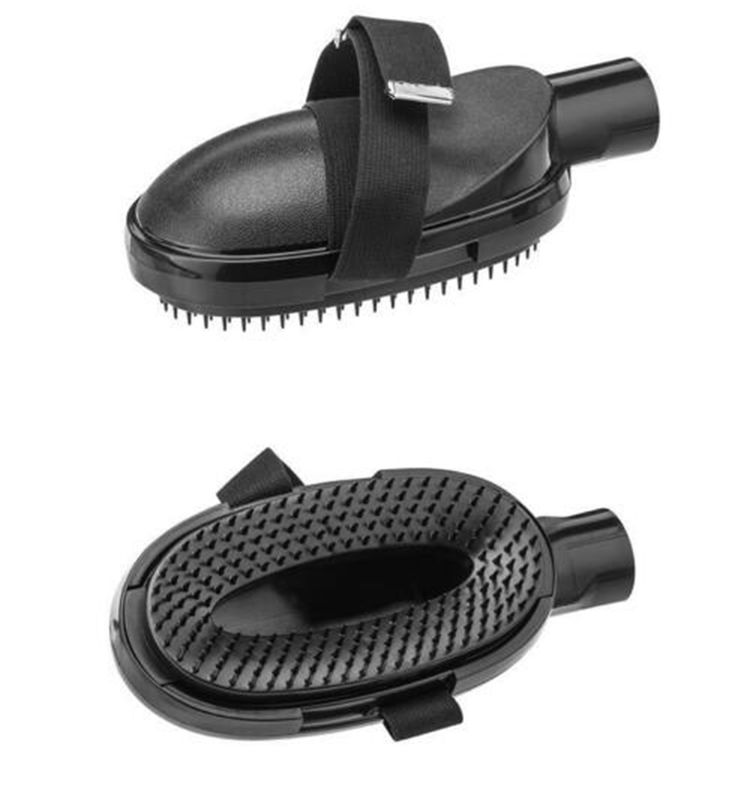 Brosse pour animaux avec dents - noir
