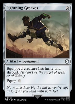 Lightning Greaves (Surge Foil) PIP_761