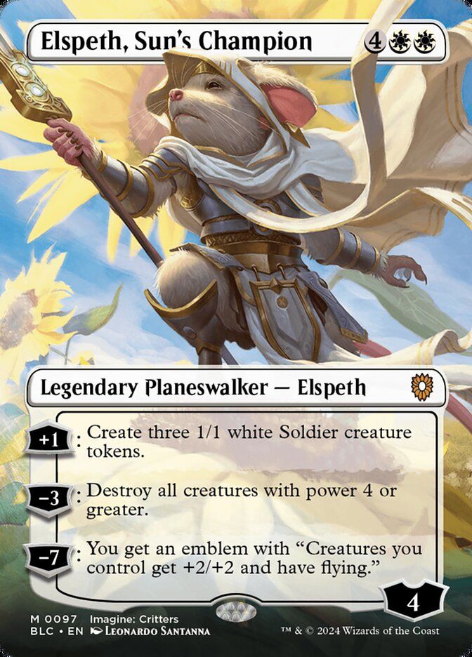 Elspeth, Sun&#39;s Champion BLC_97 (Borderless)