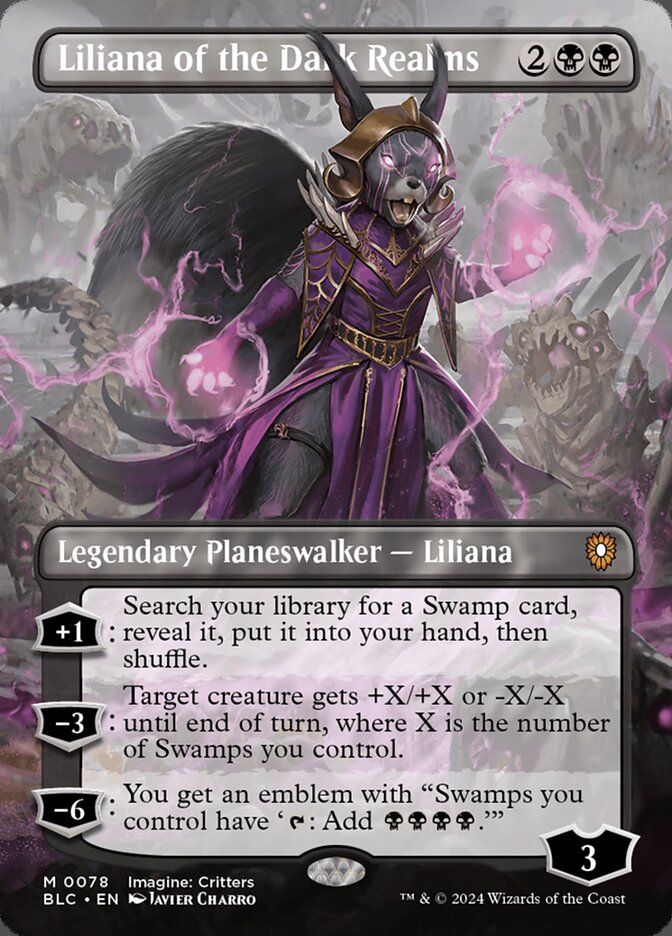 Liliana of the Dark Realms BLC_78 (Borderless)