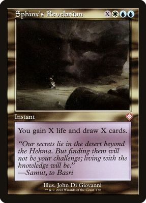 Sphinx&#39;s Revelation BRC_130