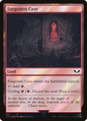 Forgotten Cave (Surge Foil) 40K_280★