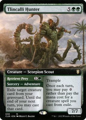 Tlincalli Hunter // Retrieve Prey CLB_638