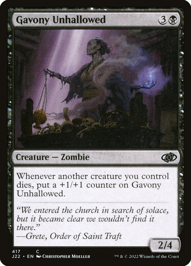 Gavony Unhallowed J22_417