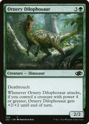 Ornery Dilophosaur J22_700
