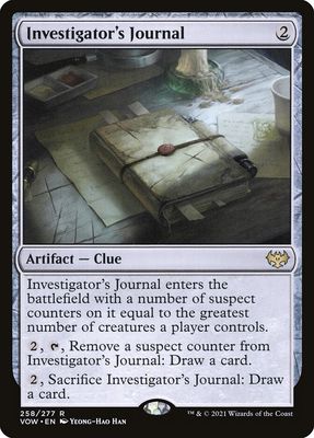 Investigator&#39;s Journal VOW_258