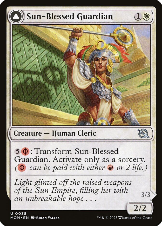 Sun-Blessed Guardian // Furnace-Blessed Conqueror MOM_38