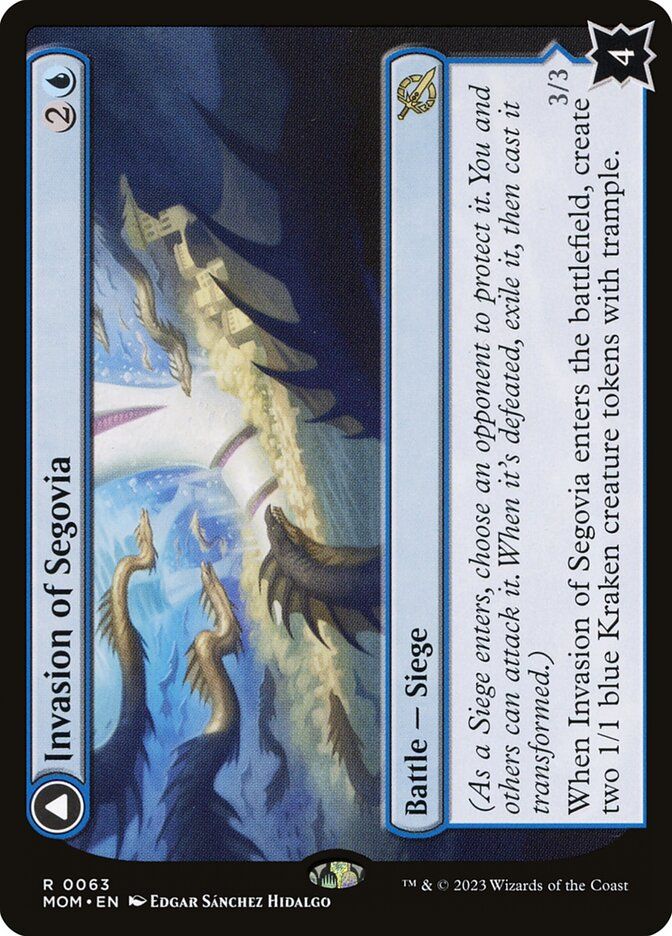 Invasion of Segovia // Caetus, Sea Tyrant of Segovia MOM_63