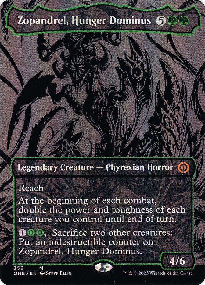 Zopandrel, Hunger Dominus (Oil Slick Foil) ONE_356