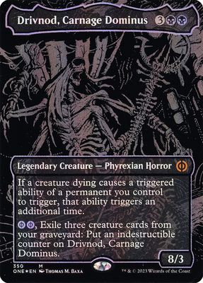 Drivnod, Carnage Dominus (Oil Slick Foil) ONE_350