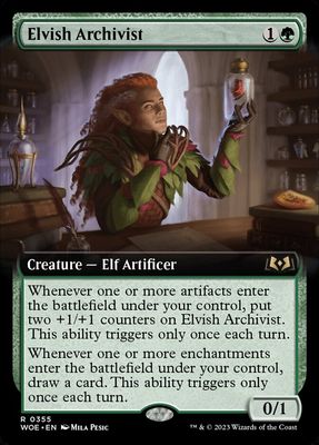 Elvish Archivist WOE_355