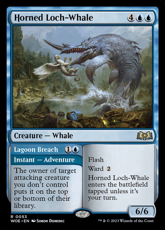Horned Loch-Whale // Lagoon Breach WOE_53
