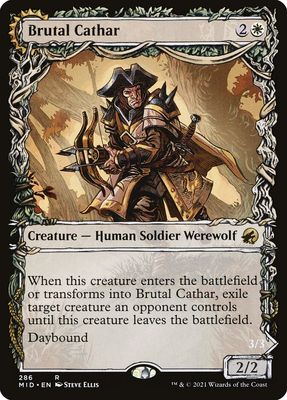 Brutal Cathar // Moonrage Brute MID_286