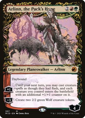 Arlinn, the Pack&#39;s Hope // Arlinn, the Moon&#39;s Fury MID_307