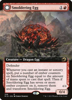 Smoldering Egg // Ashmouth Dragon MID_358