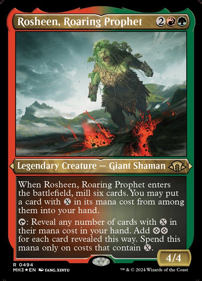 Rosheen, Roaring Prophet (Etched Foil) MH3_494