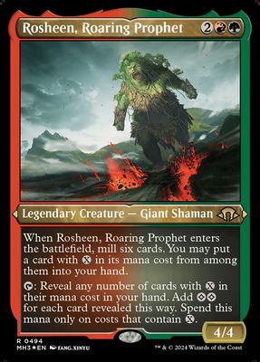 Rosheen, Roaring Prophet (Etched Foil) MH3_494