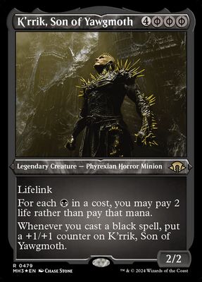 K&#39;rrik, Son of Yawgmoth (Etched Foil) MH3_479