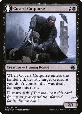 Covert Cutpurse // Covetous Geist MID_92