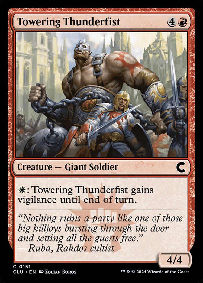 Towering Thunderfist CLU_151