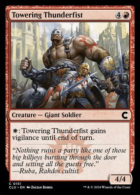 Towering Thunderfist CLU_151