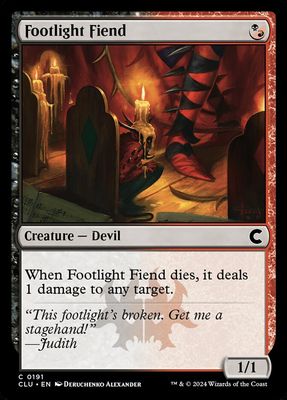 Footlight Fiend CLU_191
