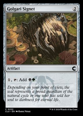 Golgari Signet CLU_222