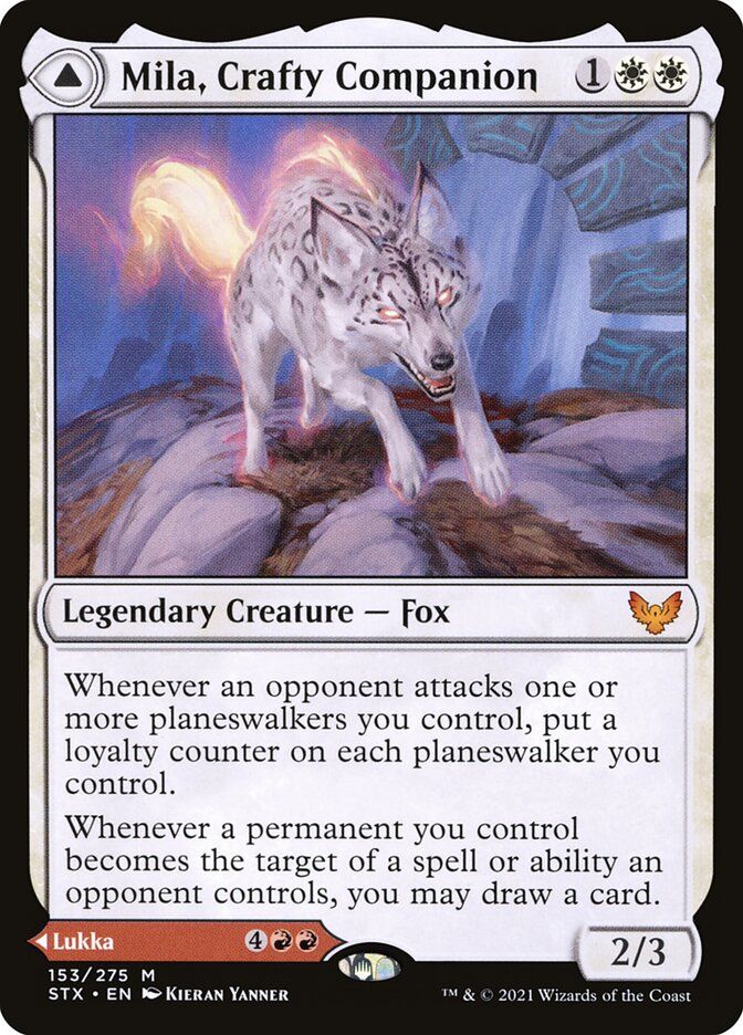 Mila, Crafty Companion // Lukka, Wayward Bonder STX_153