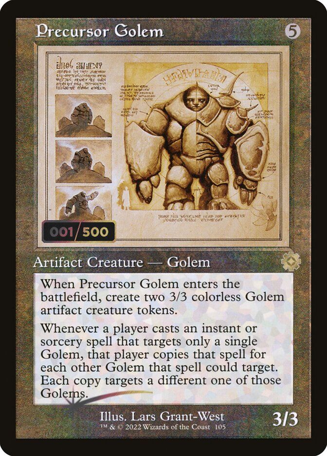 Precursor Golem (Serialized) (Foil) BRR_105z